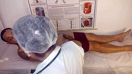 Erection in the Infirmary with Monster Cock