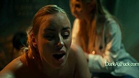 Nurse feels intense fear and pleasure as demon fucks her roughly, squirting milk into her mouth