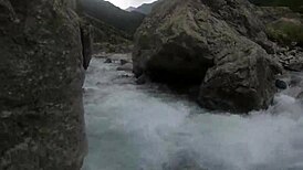 He Took Girlfriend Outdoors for Wild Fun by River