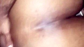 fucking big booty ebony milf in doggystyle position