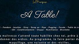 A Table - French Audio Femdom Milking Table Sissy Cei