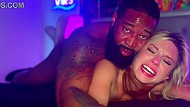 breeding hot blonde cheerleader kait with big black cock