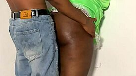 African Slut Gets Pussy Creamy With Big Dick