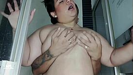 Latina curvy chubby gets fucked in doggystyle with big ass and tits.