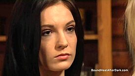 Busty Lesbian Slave Masturbates With Madame!