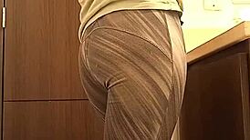 Hidden Camera Catches Latina Teen In Intimate Bathroom Moments!