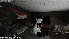 Big Black Cock Fucks Snowbunny Girl Unexpectedly in Roblox Condo