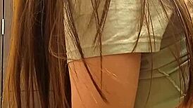 Hidden Camera Catches Latina Teen In Intimate Bathroom Moments!