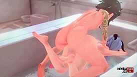 Genshin impact ganyu cosplay leads to steamed creampie in 3d hentai seduction