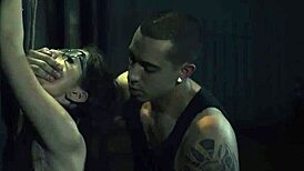 Blond Petite Teen Bound In Bondage Takes Anal Dildo From Dominant Guys In Extreme BDSM