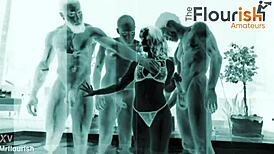 Amateur Hot Wife Bellav Gets BBC Gangbang!