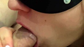 blowjob tease leading to cum in mouth