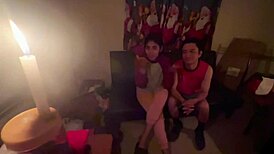 celebrating christmas party without lights in ecuador