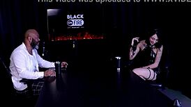 Paty Raven prepares for anal sex with a plug but regrets it on sheer red