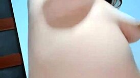 that cute chubby girl rides your cock in the bedroom