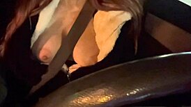 why is artemisia love flashing her big tits while driving?