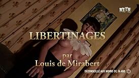 Libertinages - Cute Girl With Feathers Stripping Seductively
