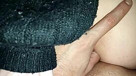 Pov With Wife's Delicious White Ass Making Penis Shine