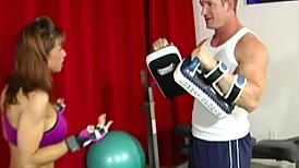 Sporty Muscular Wife Cheats on Hubby After Finding His Porn Stash