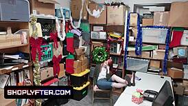 suspected redhead krystal orchid is taken for a thorough strip search in the backroom.