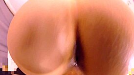 My slutty japanese stepdaughter rides daddy uncensored in doggystyle and cowgirl