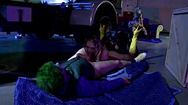 Big Boob Superheroines Experience Intense Pleasure with Horny Heroes