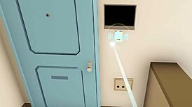 Let's play Elise's peepshow in VR, watching her pussy