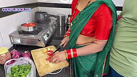 komal's second night of marriage, devr fucks her in kitchen