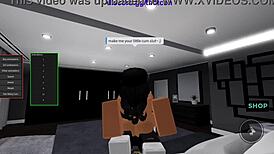 Roblox Baddie Transforms Into A Cum Slut In Rough Doggystyle Action