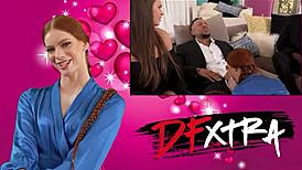 Scarlett Alexis Trades Art Talk For Intense Double Dick Action In Classroom