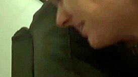 She sucks, fucks, and gets cum on tits