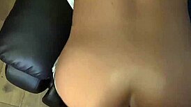 She sucks, fucks, and gets cum on tits