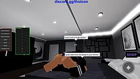 Roblox Baddie Transforms Into A Cum Slut In Rough Doggystyle Action