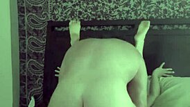 I thrust this milf from behind then turn her for creampie impregnation