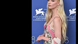 anya taylor-joy image slideshow featuring blonde celebrity poses