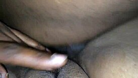 playing in pussy while he pounds it hard