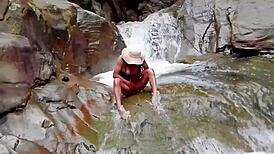 latin woman meets a mysterious stranger in an unexpected encounter