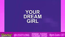 Lisset Long大奶假屌玩屁眼