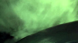 Italian milf Artemisia Love flashes her big horny tits while driving the car