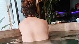 Wife comforts husband's friend in intimate moment