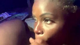 Queenko delivers a sloppy blowjob with deepthroat on monster cock