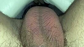 I STICK the MAGNETS into the HOLES of the PIERCING on my PENIS and I CUM from the TIGHTENING of the FORESKIN THREE TIMES