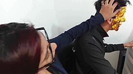 The Boss Subdues And Fucks The Rude Employee She Enjoys It Like A Slut In Heat