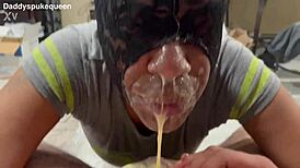 i puked that orange creamsicle milkshake and rimmed sloppy