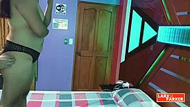 Room casting 9 Esther from Chiclayo shows her big ass in doggystyle from another angle