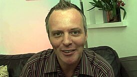 hot european chick dives into interracial anal threesome