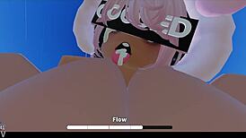 i'm fucking this girl right on the crossroad beach, tits bouncing and all