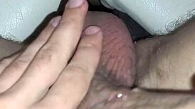I STICK the MAGNETS into the HOLES of the PIERCING on my PENIS and I CUM from the TIGHTENING of the FORESKIN THREE TIMES