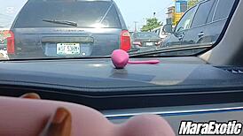 Horny Bbw Ebony Milf Masturbating In Lagos Traffic - Mara Exotic