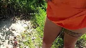 want to see this mexican puta flash tits and ass in public? then she sucks cock!